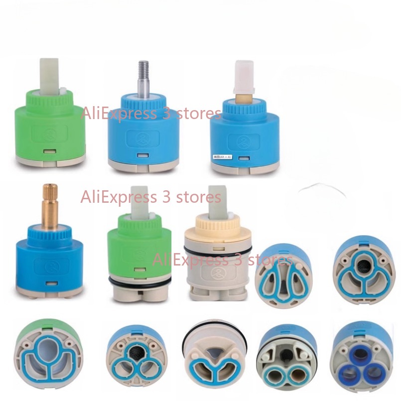 Shower Valve Cartridge - 1PCS 35/40mm 교체 세라믹 스풀 워터