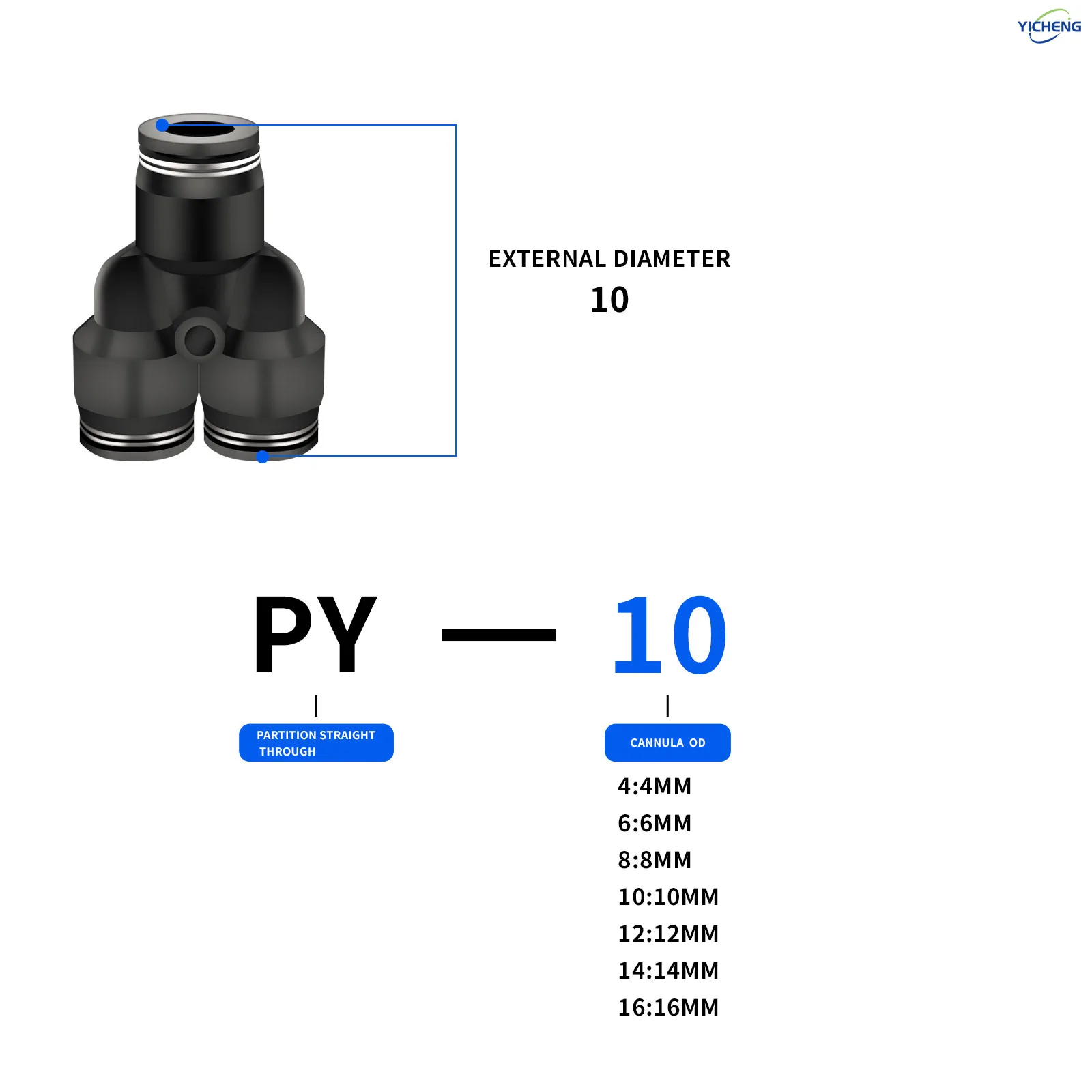 10MM ID 호스 커넥터 Y 스플리터 푸시 투 커넥트 - Push Fit Connector 리뷰 및 가격