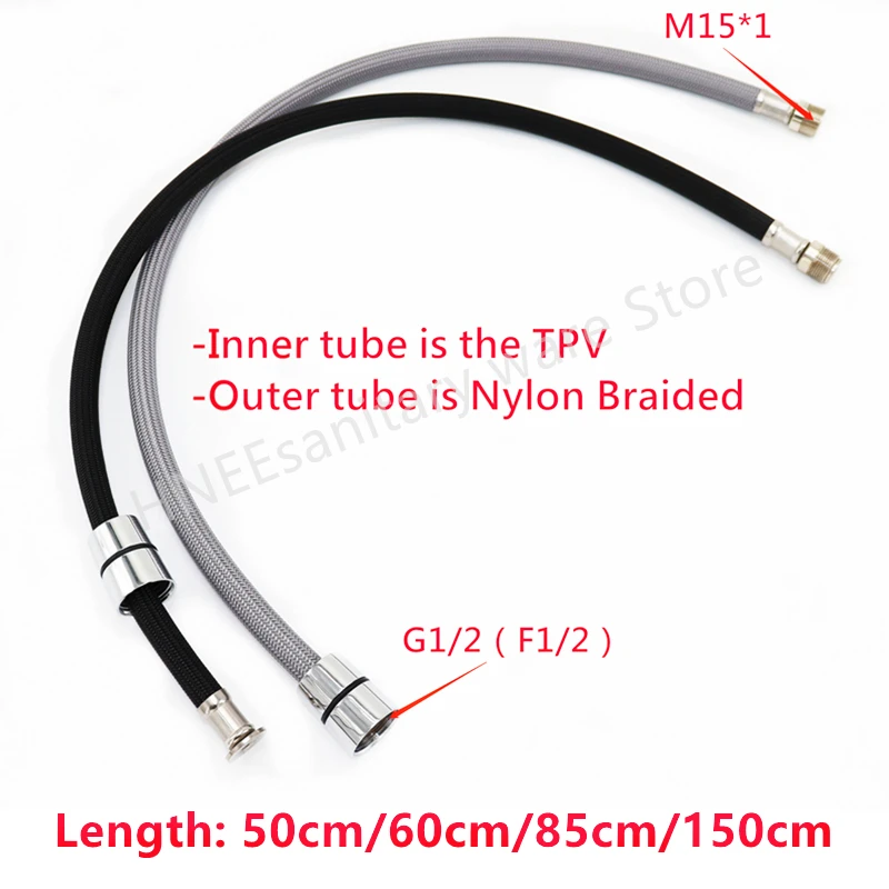 50cm/60cm/85cm/150cm F1/2 M15* - Flexible Hose Braided 리뷰 및 가격