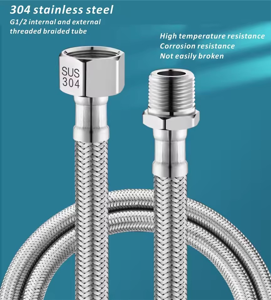 1pc 20/40/60/80/100/150/200CM  - Flexible Hose Braided 리뷰 및 가격