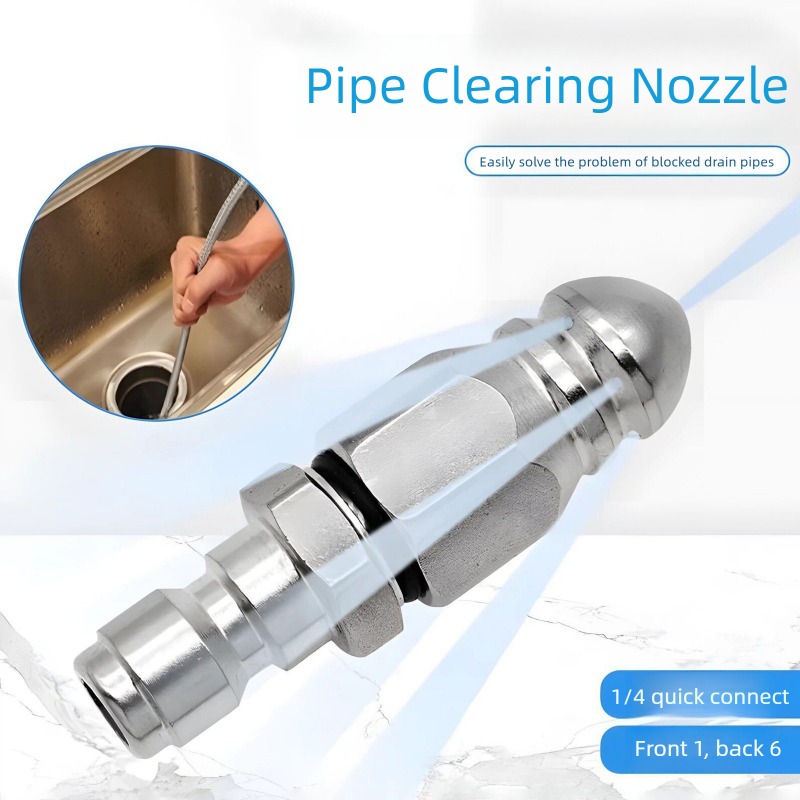 워터젯 고압 분사 노즐 하수구 청소용 1/4인치 스테인 - Drain Pipe Clip 리뷰 및 가격