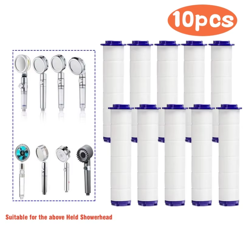 10Pcs 샤워 헤드 교체 PP 면 필터 카트리지 경수 - Shower Valve Cartridge 리뷰 및 가격