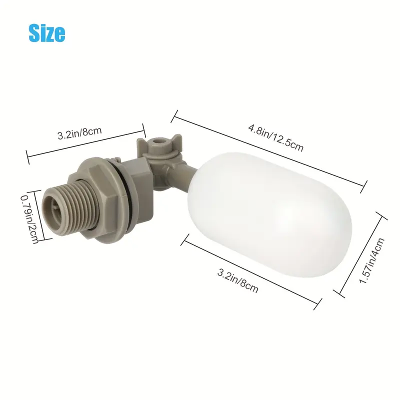 4Pcs 농장 가축 플라스틱 물 플로트 볼 밸브 1/2 - Float Ball Valve 리뷰 및 가격
