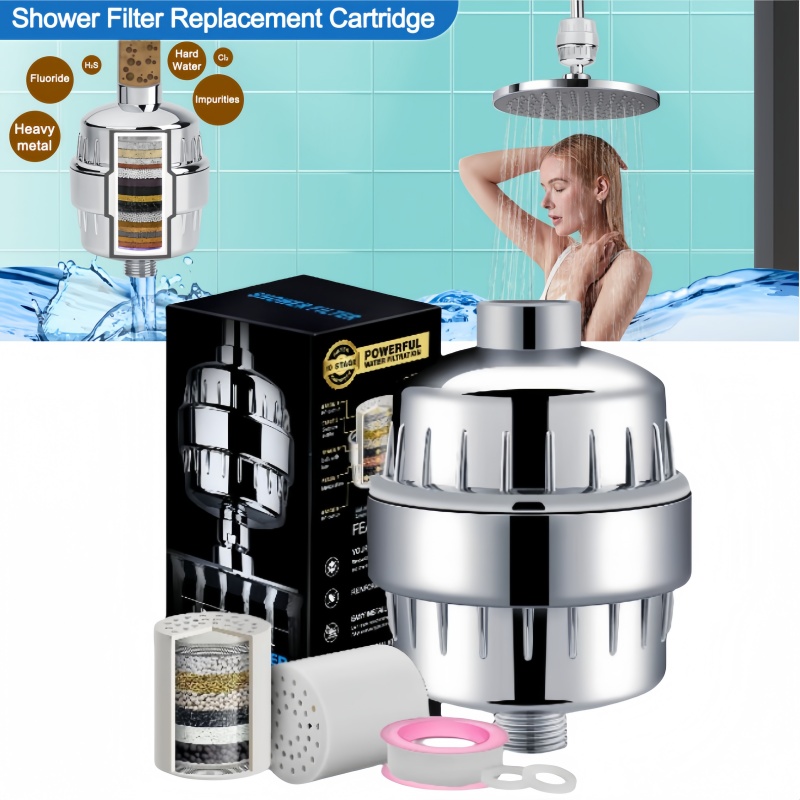 15/20 단계 경수용 고출력 샤워 헤드 필터 교체 가 - Shower Valve Cartridge 리뷰 및 가격
